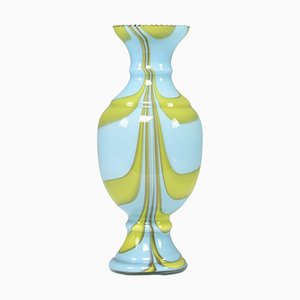 Italian Hand Blown Glass Vase, 1960s