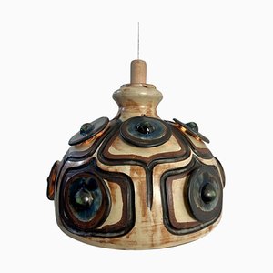Ceramic Pendant Light in Ceramic, Denmark, 1970s