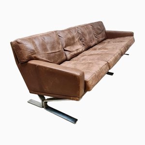 Dänisches Vintage Ledersofa von Georg Thams für Polster Mobelfabrik, 1960er