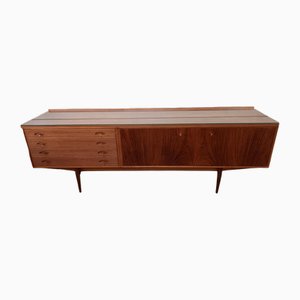 Credenza Mid-Century in palissandro in stile danese attribuita ad Archie Shine