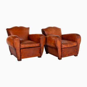Moustache Back Club Chairs, Set of 2