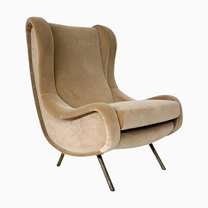 Mid-Century Modern Armchair attributed to Marco Zanuso, Italy, 1960s