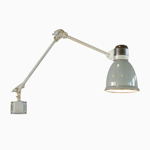 Industrial Wall Mounted Task Lamp by Fabrilux Disco, 1930s