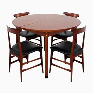 Table with Chairs, Italy, 1969, Set of 5