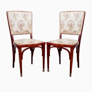 Set of No. 717 Bentwood Chairs by Gustav Siegel for J&j Kohn, 1890s