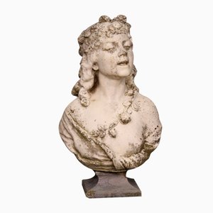 Ramazzotti, Jugendstil Skulptur einer weiblichen Figur, 1910, Marmor