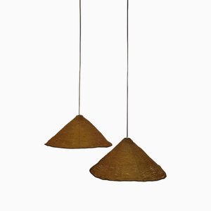 Sarasar Ceiling Lamps by Roberto Pamio and Renato Toso for Leucos, 1975, Set of 2