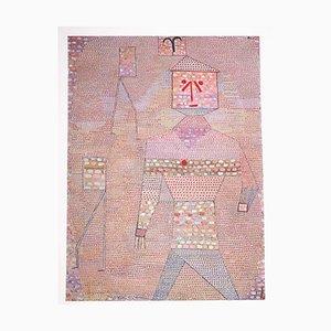 Paul Klee, general a cargo de los bárbaros, Litografía en offset, años 20