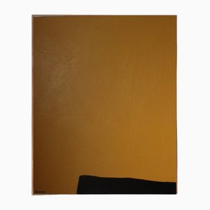 Bodasca, Composición abstracta minimalista ocre, Acrílico sobre lienzo