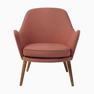 Dwell Lounge Chair in Blush by Warm Nordic