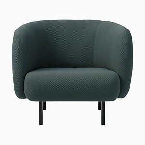 Cape Lounge Chair in Petrol Shade by Warm Nordic