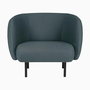 Cape Lounge Chair in Petrol by Warm Nordic