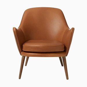 Dwell Lounge Chair in Silk Camel by Warm Nordic