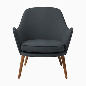 Dwell Lounge Chair in Petrol by Warm Nordic