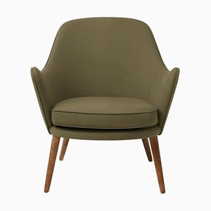 Dwell Lounge Chair in Olive by Warm Nordic