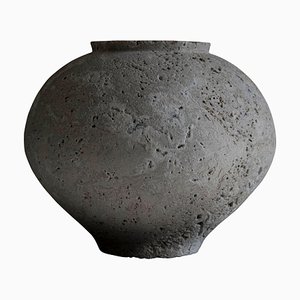 Natural Stone Moon Vase by Bicci De Medici