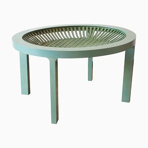 Table à Thé Vert en Céramique et Érable