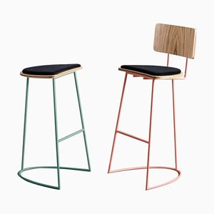 Set of Set of 2 Boomerang Stools by Pepe Albargues