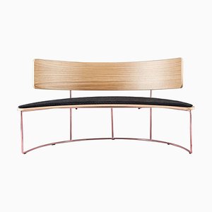Boomerang Bench in Black by Pepe Albargues