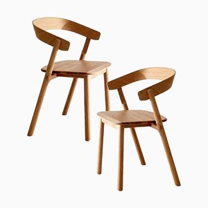 Set of Nude Dining Chairs by Made by Choice