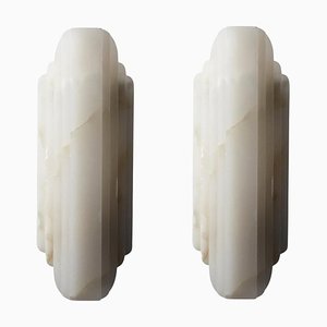 Walljewel in White Onyx by Lisette Rützou, Set of 2