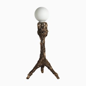 Lampada scultorea Sweet Thing I in bronzo di William Guillon