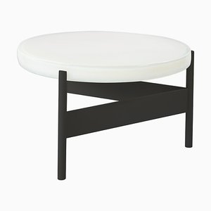 Alwa Two Big White Black Coffee Table by Pulpo