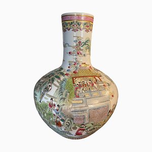 Jarrón chino de cerámica