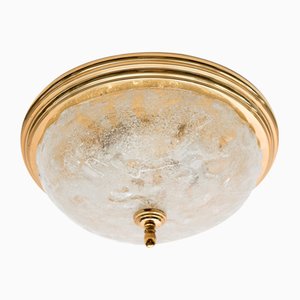 Lampada da incasso in vetro di Murano, Germania, anni '60