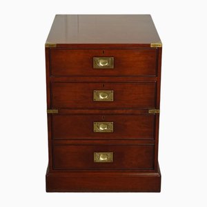 English Kennedy Harrods Military Campaign Office Drawers Filling Cabinet (1/2) J1