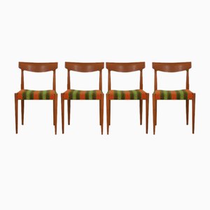 Chaises de Salle à Manger Modèle 343 attribuées à Knud Faerch pour Bovenkamp, 1960s, Set de 4