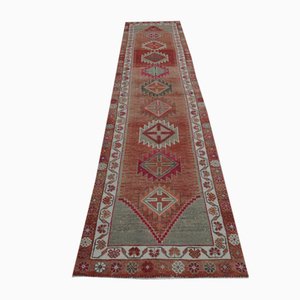 Tapis de Couloir Rose Fait Main, Turquie, 1960s