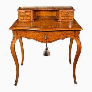French Happiness of the Day Ladies Writing Desk in Walnut, 1900s