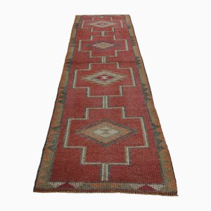 Tapis de Couloir en Laine Rose, Tapis Décor, Turquie, 1960s