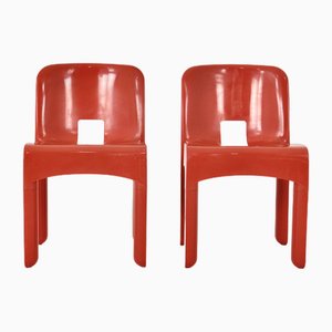 Model 4867 Chairs by Joe Colombo for Kartell, 1970s, Set of 2
