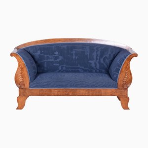 Antique Swedish Birch Sofa, 1820s