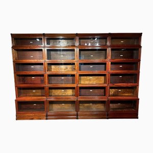 Large Bookcase from Globe Wernicke, 1890s, Set of 24