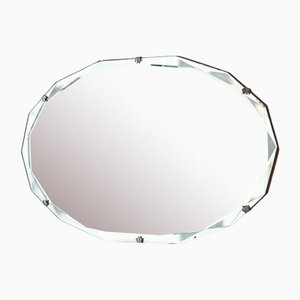 Specchio esagonale smussato, anni '50