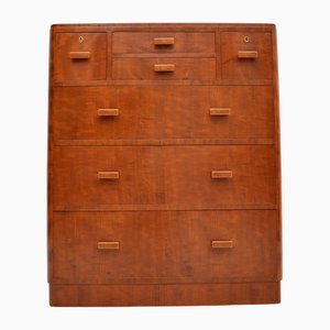 Art Deco Walnut Chest of Drawers by Heals, 1920