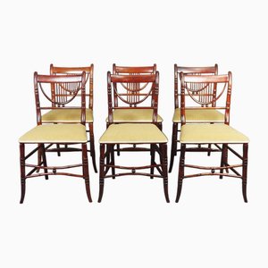 Napoleon III Style Dining Chairs, 1950s, Set of 6