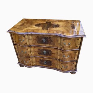 Small 2nd Half of the 18th Century Baroque Chest of Drawers in Walnut, 1760s