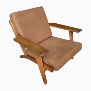 Dänischer Mid-Century Sessel Modell 290 aus Eiche von Hans J Wegner für Getama, 1960er