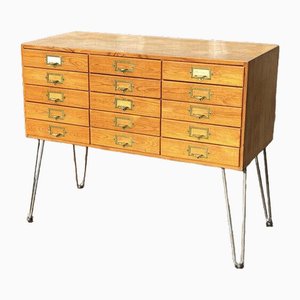 Mid-Century Pine Chest of Drawers