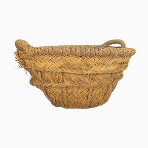 Basket in Rattan, Italy, 1970s