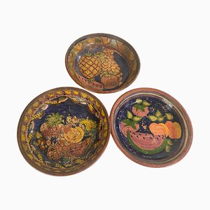 Faience Plates, Portugal, 20th Century, Set of 3