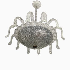 Lámpara de techo Medusa atribuida a Barovier & Toso, años 50