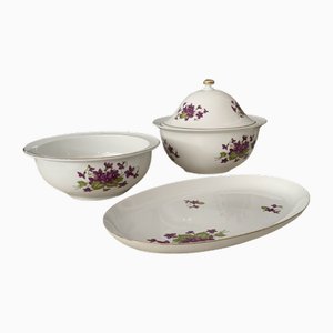 Service de Table Henneberg 1777 en Porcelaine, 1960s, Set de 3