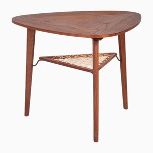 Teak Couchtisch von Holger Georg Jensen für Haslev Møbelsnedkeri, Dänemark, 1960er