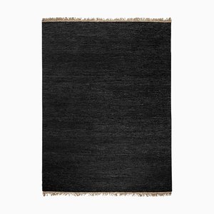 Tapis Sumace Noir à Franges par Massimo Copenhagen