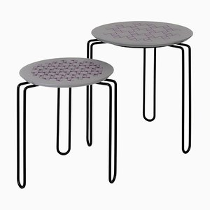 Tables Basses Caleido par Mentemano, Set de 2